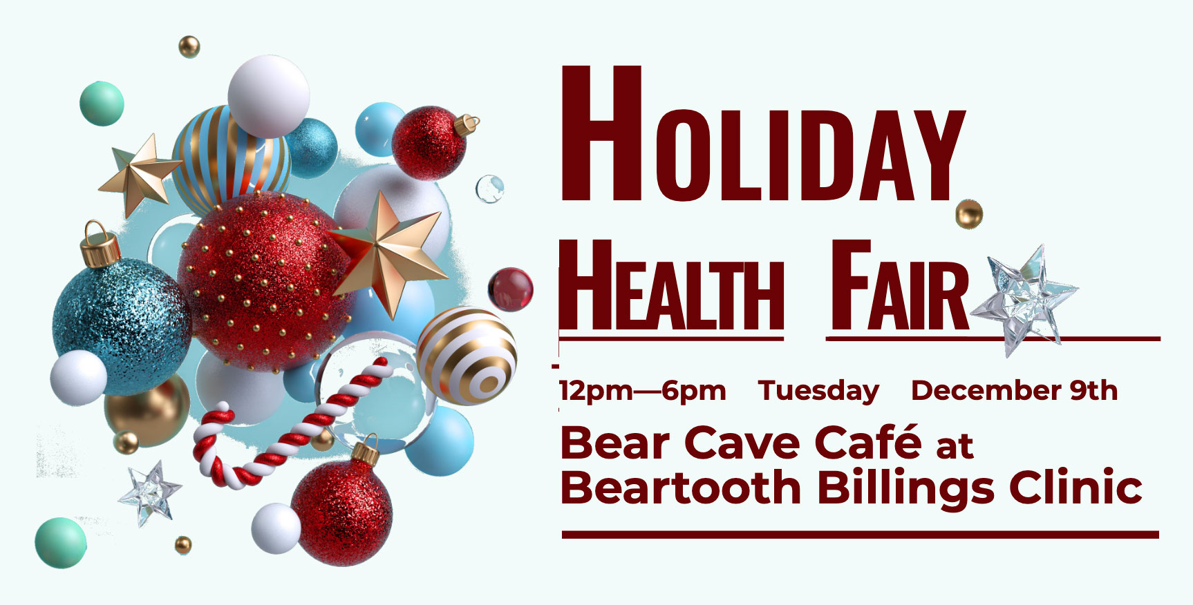 Holiday Health Fair - Beartooth Billings Clinic